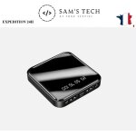 Batterie externe portable charge rapide power bank 6000mah 2 usb type c