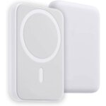 Batterie externe power bank 5000mah magn�tique sans fil charge rapide pd 20 w usb c chargeur portable ...