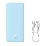 Batterie externe usb type - c micro - usb 20w 10000mah + cble type - c - baseus airpow (p10022801313 ...