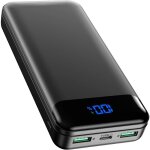 Batterie externe27000mah power bank pd 30 w charge rapide portable chargeurusb c(entr�e&sortie)powerbank ...