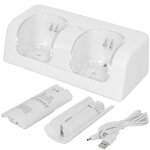Batterie + manette chargeur support de chargement for nintendo wii