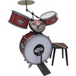 Batterie musicale - nc - rocker - lectronique - noir - enfant