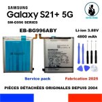 Batterie originale samsung galaxy s21 + s21 plus 5g 4800mah sm - g996 eb - bg996aby