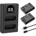 Batterie rechange pour nikon d5600 d5500 d5300 d5200 d5100 d3500 d3400 d3300 d3200 d3100 df coolpix p7800 ...