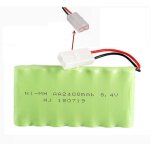 Batterie rechargeable ni - mh aa - yunique - 8. 4v 2400mah - connecteur tamiya - vert