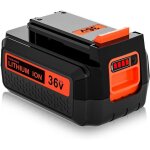 Batterie de remplacement 36v 2. 5ah black decker bl20362 - xj bl2536 - xj