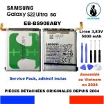 Batterie origine samsung galaxy s22 ultra eb - bs908aby 5000mah sm - s908 series oem + outils Batterie origine samsung galaxy s22 ultra eb - bs908aby 5000mah sm - s908 series oem + outils