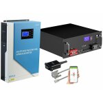 Batterie solaire - revolt - 48 v - 512 kwh - onduleur hybride shi - 5500 - module wifi