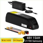 Batterie pour velo electrique - hailong 48v 15ah sam - sung 21700 cell - 35a bms plaque de protection ...