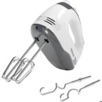 Batteur � main - tristar - 200 w - 5 vitesses - blanc - acier inoxydable