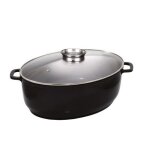 Baumalu cocotte mijoteuse ovale 43cm / 11l noir - 384931