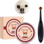 Baume naturel pour enlever les taches de larmes brosse de pr�cision ? soin doux et efficace pour les ...