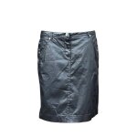 Jupe en cuir - baumwalle - elegant black - taille 35 - longueur genoux - femme