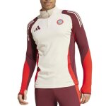 Bayern munich haut dentra�nement beige / bordeaux homme adidas 2024