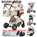 Bazarland30 poussette 3 en 1 bb combine sige - auto nacelle trio rversible rglable haute qualit ...