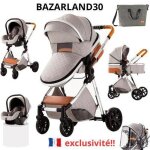 Bazarland30. poussette 3 en 1 bébé combinée siège - auto nacelle trio réversible réglable haute qualité ... Bazarland30. poussette 3 en 1 bébé combinée siège - auto nacelle trio réversible réglable haute qualité ...