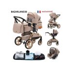 Bazarland30. poussette 3 en 1 bébé combinée siège - auto nacelle trio réversible réglable haute qualité ... Bazarland30. poussette 3 en 1 bébé combinée siège - auto nacelle trio réversible réglable haute qualité ...