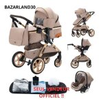 Bazarland30. poussette 3 en 1 bébé combinée siège - auto nacelle trio réversible réglable haute qualité ... Bazarland30. poussette 3 en 1 bébé combinée siège - auto nacelle trio réversible réglable haute qualité ...