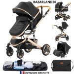 Bazarland30. poussette 3 en 1 bb combine sige - auto nacelle trio rversible rglable haute qualit ...