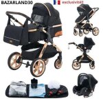 Bazarland30. poussette 3 en 1 bb combine sige - auto nacelle trio rversible rglable haute qualit ...