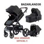 Bazarland30. poussette 3 en 1 bébé combinée siège - auto nacelle trio réversible réglable haute qualité ... Bazarland30. poussette 3 en 1 bébé combinée siège - auto nacelle trio réversible réglable haute qualité ...