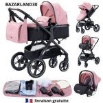Bazarland30. poussette 3 en 1 bébé combinée siège - auto nacelle trio réversible réglable haute qualité ... Bazarland30. poussette 3 en 1 bébé combinée siège - auto nacelle trio réversible réglable haute qualité ...