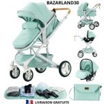 Bazarland30. poussette 3 en 1 bébé combinée siège - auto nacelle trio réversible réglable haute qualité ... Bazarland30. poussette 3 en 1 bébé combinée siège - auto nacelle trio réversible réglable haute qualité ...