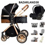 Bazarland30 poussette 3 en 1 bb combine sige - auto nacelle trio rversible rglable haute qualit ...