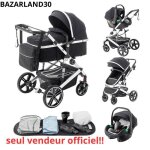 Bazarland30. poussette 3 en 1 système de voyage avec siège auto landau et nacelle moustiquaire habillage ... Bazarland30. poussette 3 en 1 système de voyage avec siège auto landau et nacelle moustiquaire habillage ...