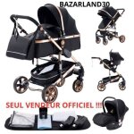 Bazarland30. poussette combinée 3 en 1 siège - auto nacelle trio réversible réglable haute qualité roues ... Bazarland30. poussette combinée 3 en 1 siège - auto nacelle trio réversible réglable haute qualité roues ...