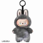 Marque bb angell porte cl monsters labubu jouet kawai cadeau de collection peluche noir gris