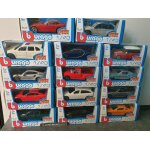 Bburago 1:43 miniature coque mtal 4 voitures burago alatoire pas de double