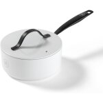 Be living essential casserole � 18 cm avec couvercle sauteuse c�ramique antiadh�sive sans pfas compatible ...