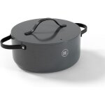 Be living essential faitout � 28 cm avec couvercle casserole c�ramique antiadh�sive sans pfas compatible ...