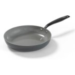 Be living essential po�le � 28 cm rev�tement c�ramique antiadh�sif sans pfas compatible induction gris ...