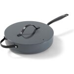 Be living essential sauteuse � 28 cm avec couvercle po�le c�ramique antiadh�sive sans pfas compatible ...