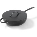 Be living essential wok  30 cm avec couvercle pole cramique antiadhsive sans pfas compatible induction ...