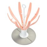 Baba biberonnerie egouttoir fleur pliable rose