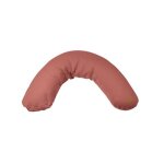 Baba - big flopsy? - coussin de grossesse et d'allaitement - fleur de coton - 180 cm - brique