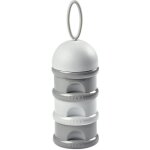 Baba - boite doseuse de lait empilable - 100% hermtique - 3 compartiments - grande contenance - grise ...