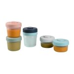 Baba - lot 6 portions clip - 1er age - 100% hermetique - empilables