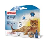Beaphar ? dim�thicare ? pipettes stop parasites pour chat ? contre puces tiques et poux ? 6 pipettes