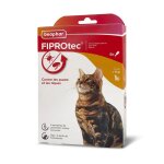 Beaphar ? fiprotec 50 mg ? solution spot - on au fipronil pour chats (> 1 kg) ? 6 pipettes de 05 ml