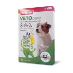 Beaphar ? vetopure ? collier r�pulsif antiparasitaire pour chien et chiot ? collier beige de 60cm.