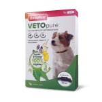 Beaphar ? vetopure ? collier r�pulsif antiparasitaire pour chien et chiot ? collier marron de 60cm