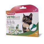 Beaphar ? vetopure ? pipettes répulsives antiparasitaires pour chat ? 3 pipettes Beaphar ? vetopure ? pipettes répulsives antiparasitaires pour chat ? 3 pipettes