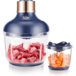 Bear 06l + 2l hachoir electrique bol pr�paration hachoir multifonction 2 vitesses 4 lames acier inoxydable ...