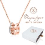 Ravissant collier pendentif femme nature sublim� dor 2splendid�. id�e cadeau �clatante pour maman s?ur ...