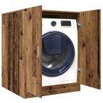 Beau meuble wc - placard de salle de bain - meuble pour machine à laver - vieux bois 705x715x915 cm mode630288 ... Beau meuble wc - placard de salle de bain - meuble pour machine à laver - vieux bois 705x715x915 cm mode630288 ...