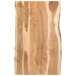 Beau plateau de table - bois dacacia massif 100x(50 - 60)x38 cm mode534329
